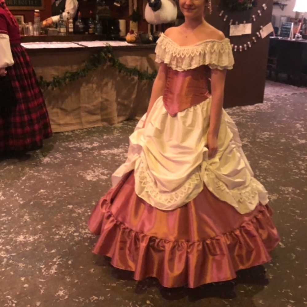 Dickens era gown